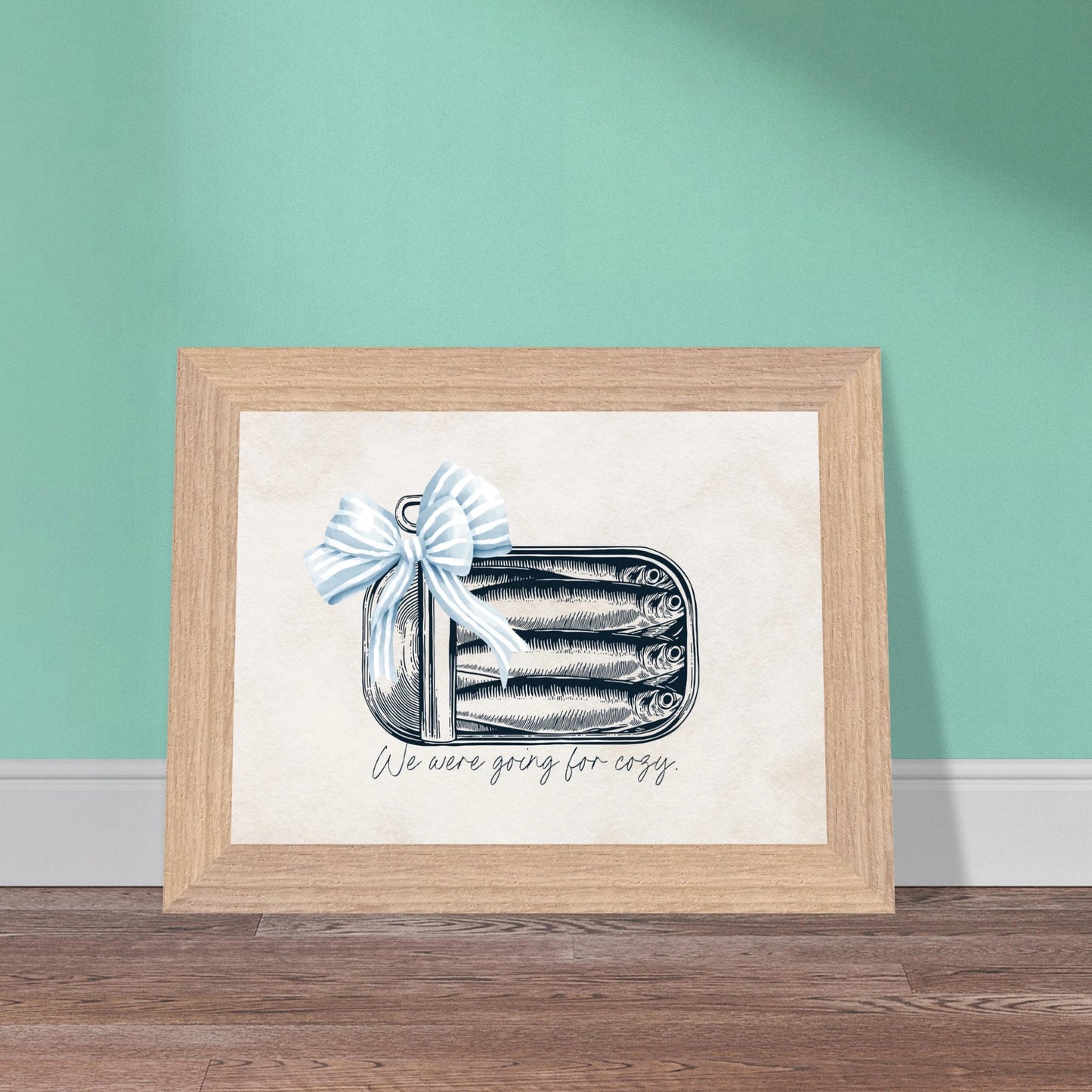Going For Cozy Coastal Chic Sardine Wall Art - Out of Office Outfitters - Print Material