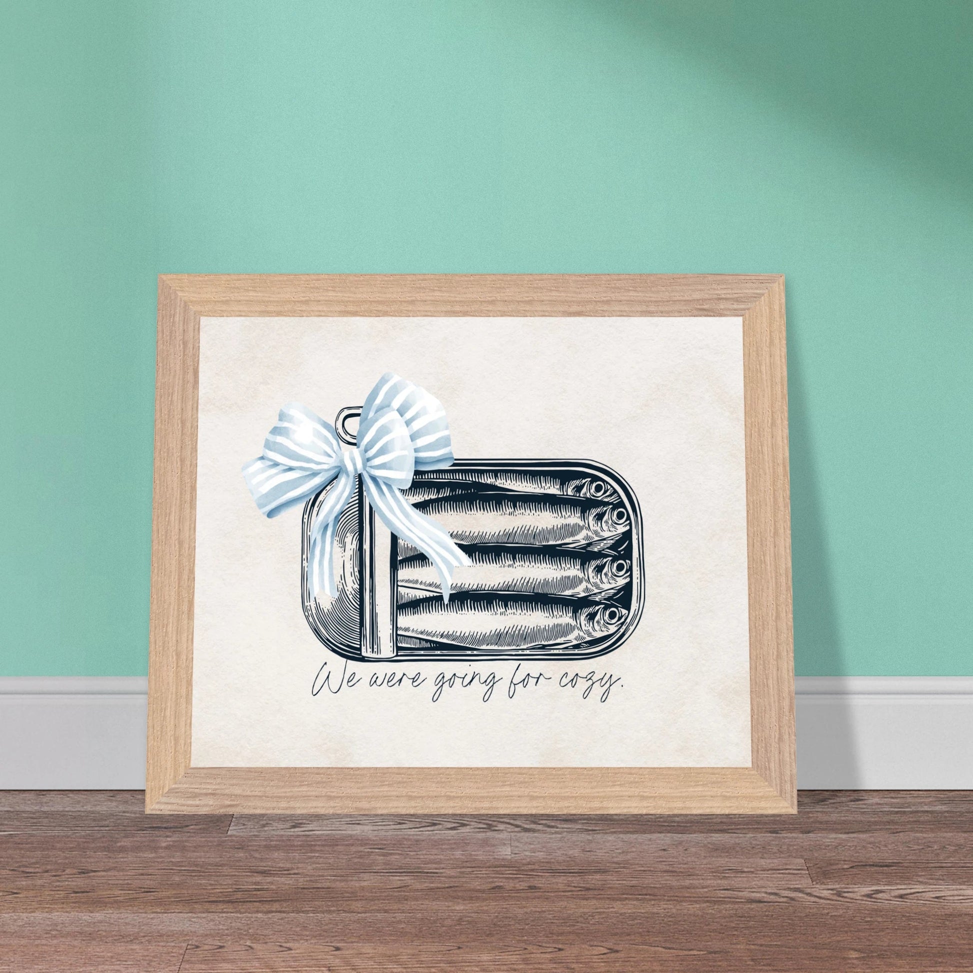 Going For Cozy Coastal Chic Sardine Wall Art - Out of Office Outfitters - Print Material
