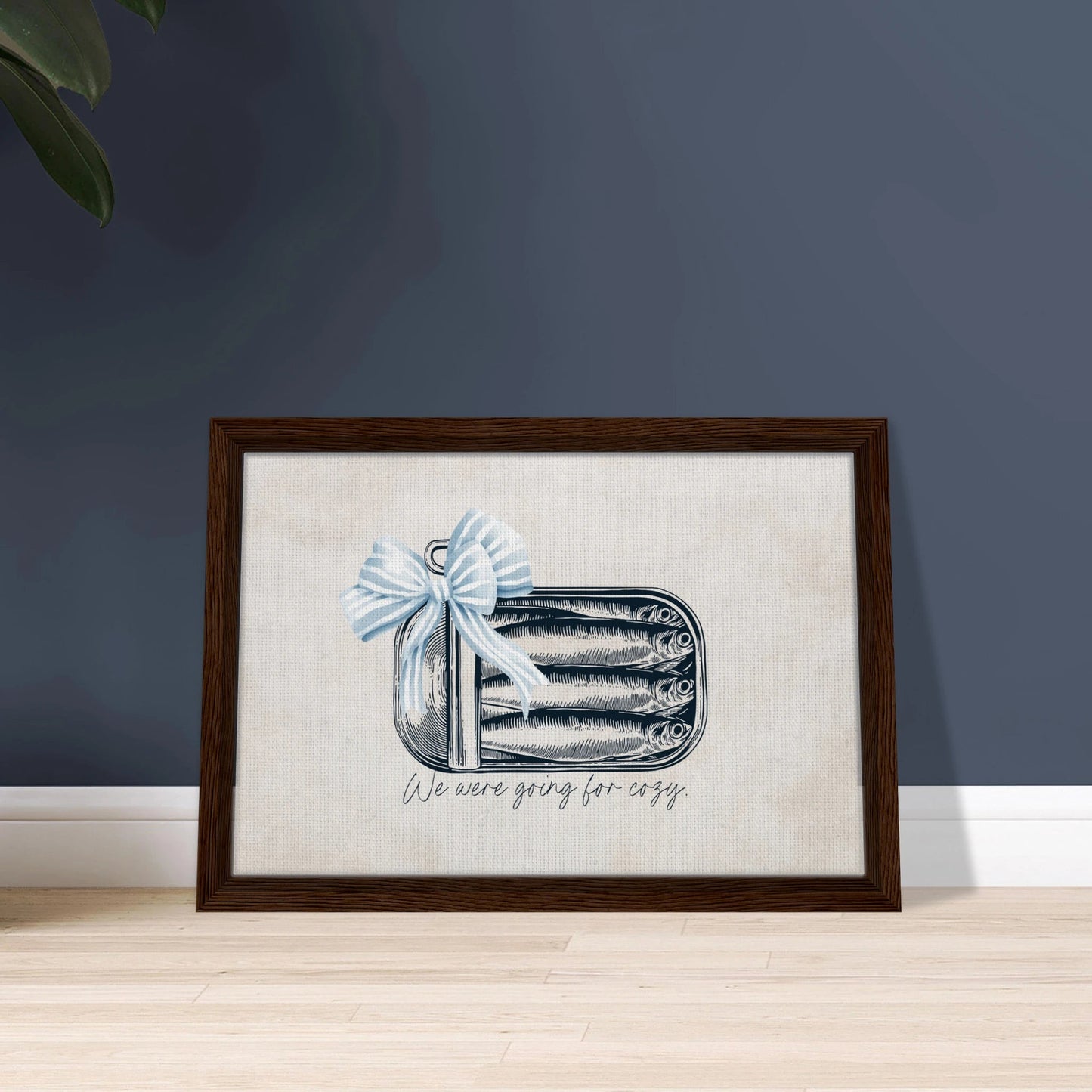 Going For Cozy Coastal Chic Sardine Wall Art - Out of Office Outfitters - Print Material
