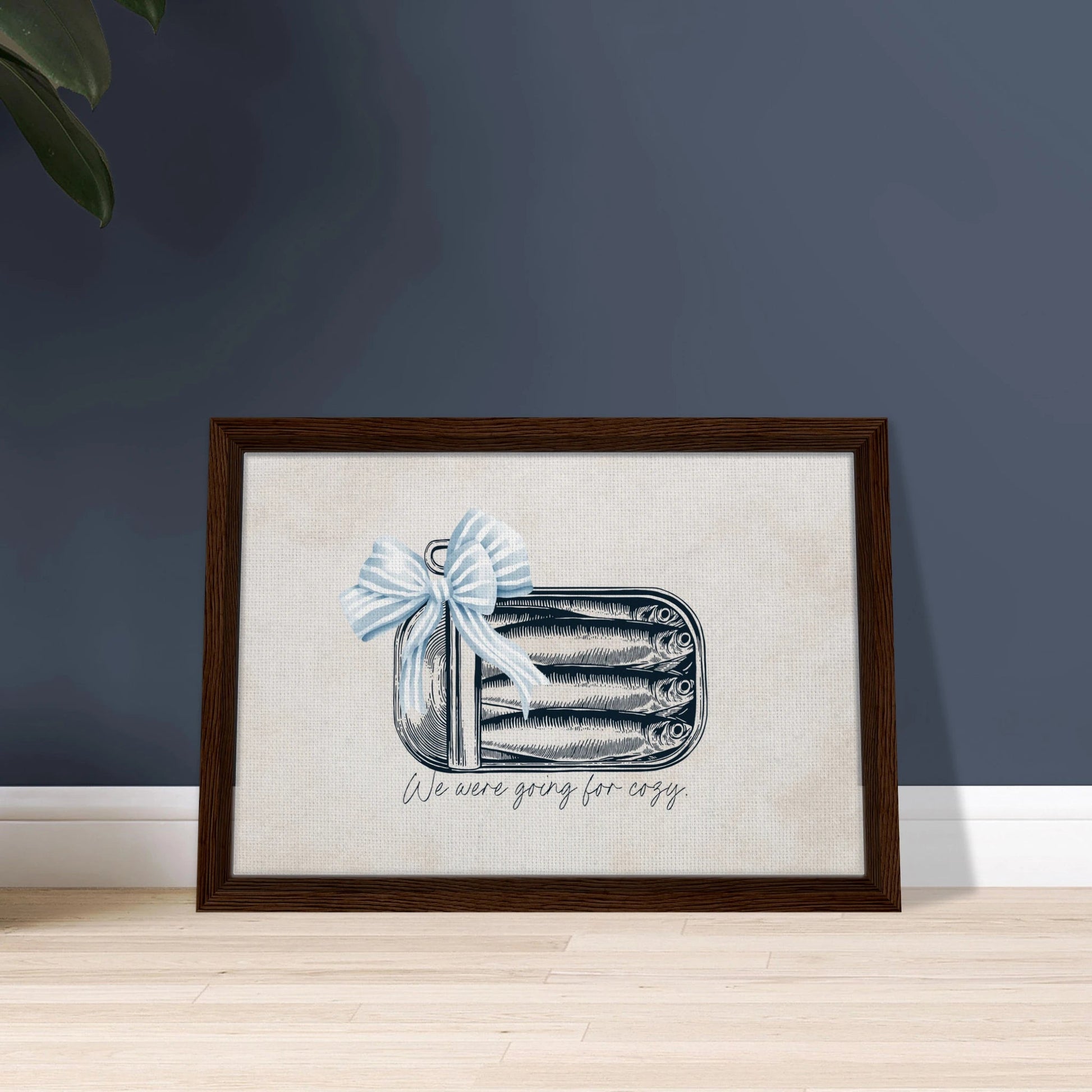 Going For Cozy Coastal Chic Sardine Wall Art - Out of Office Outfitters - Print Material