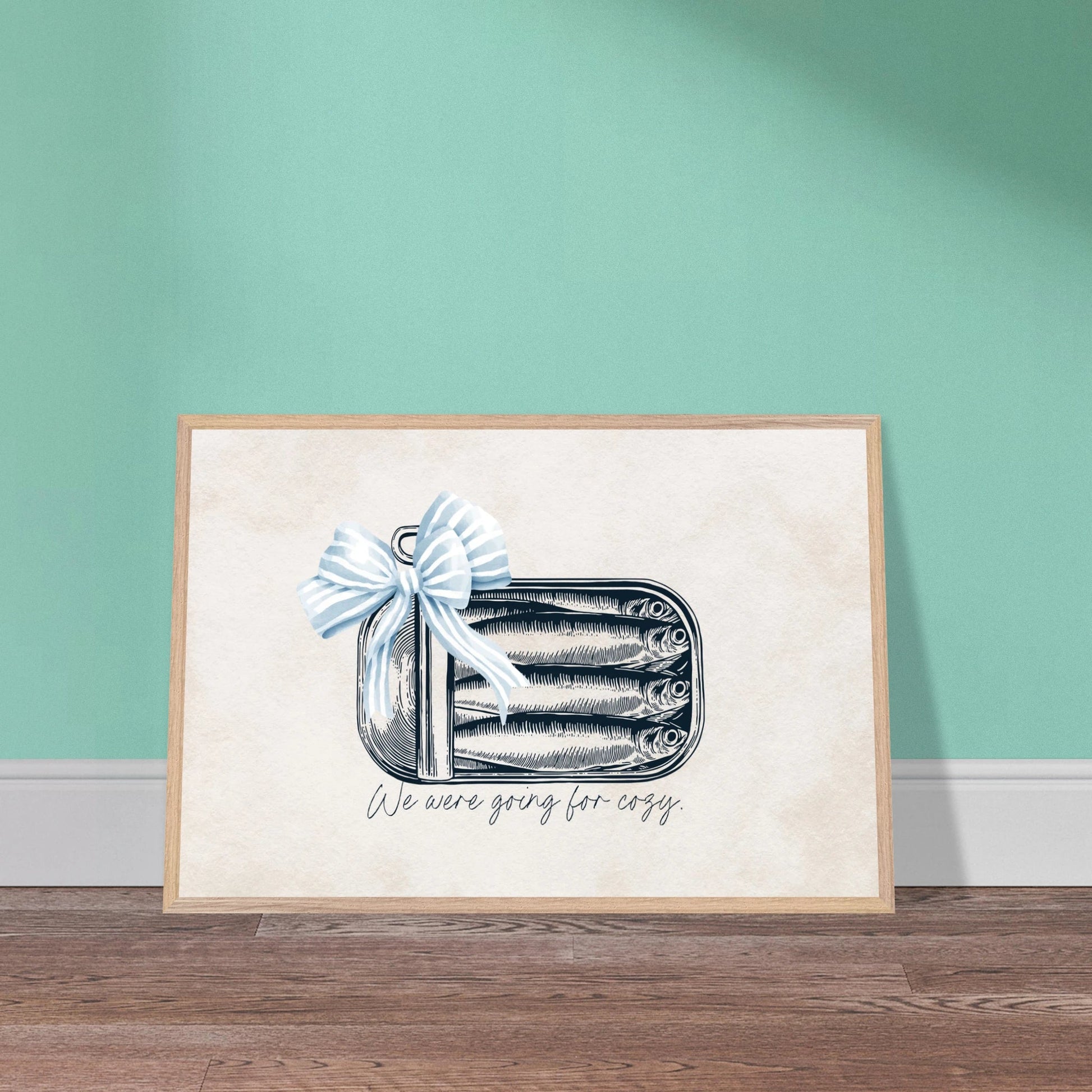 Going For Cozy Coastal Chic Sardine Wall Art - Out of Office Outfitters - Print Material