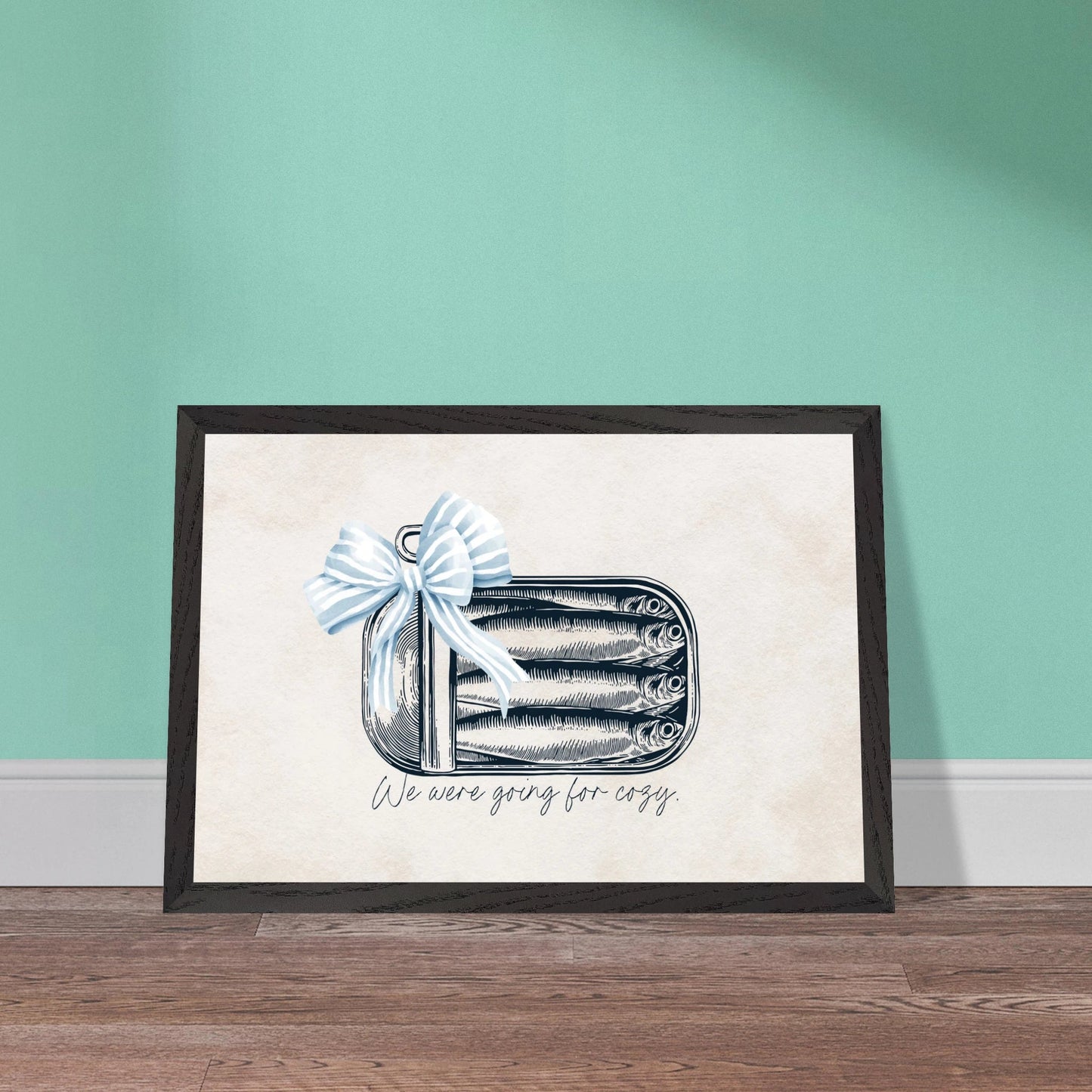 Going For Cozy Coastal Chic Sardine Wall Art - Out of Office Outfitters - Print Material