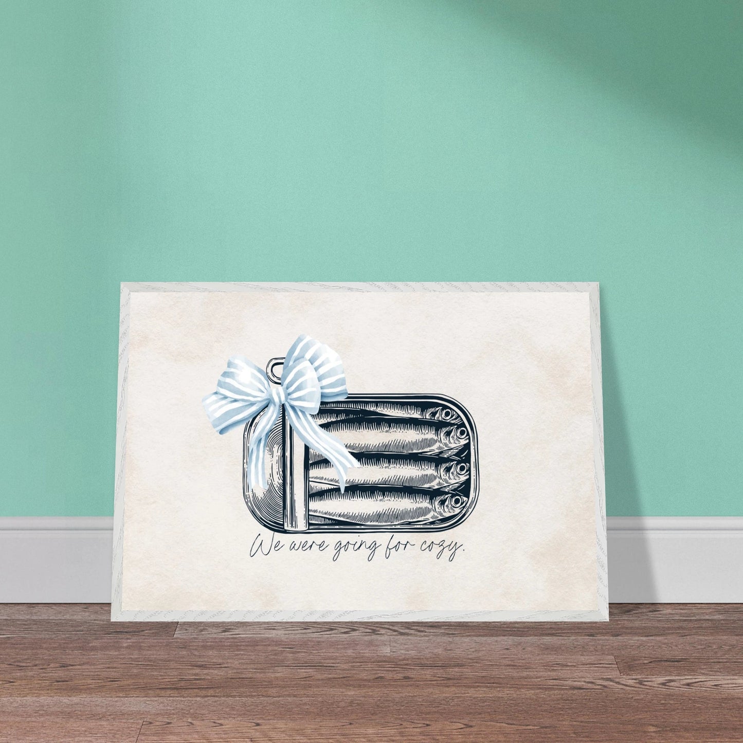 Going For Cozy Coastal Chic Sardine Wall Art - Out of Office Outfitters - Print Material