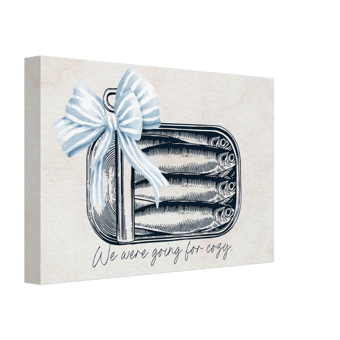 Going For Cozy Coastal Chic Sardine Wall Art - Out of Office Outfitters - Print Material