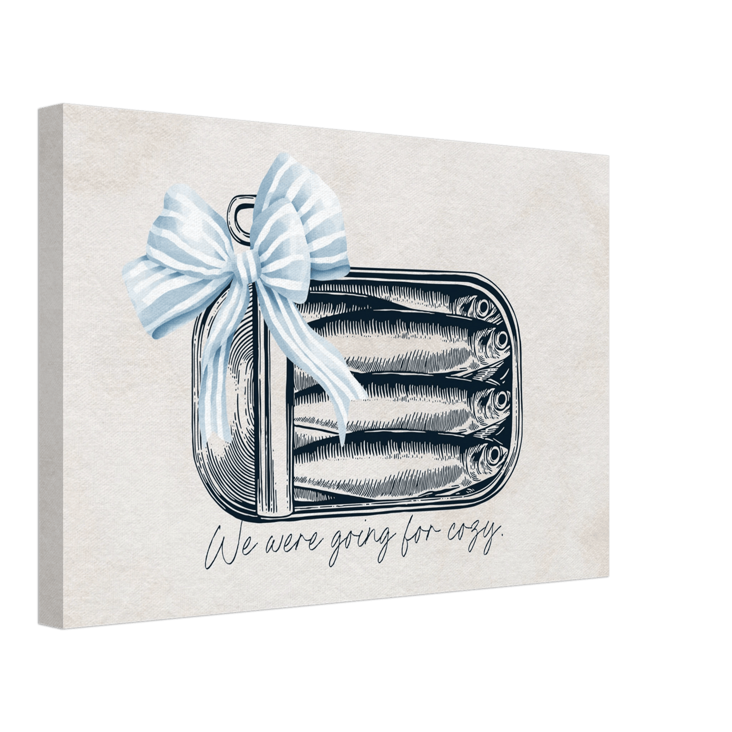 Going For Cozy Coastal Chic Sardine Wall Art - Out of Office Outfitters - Print Material