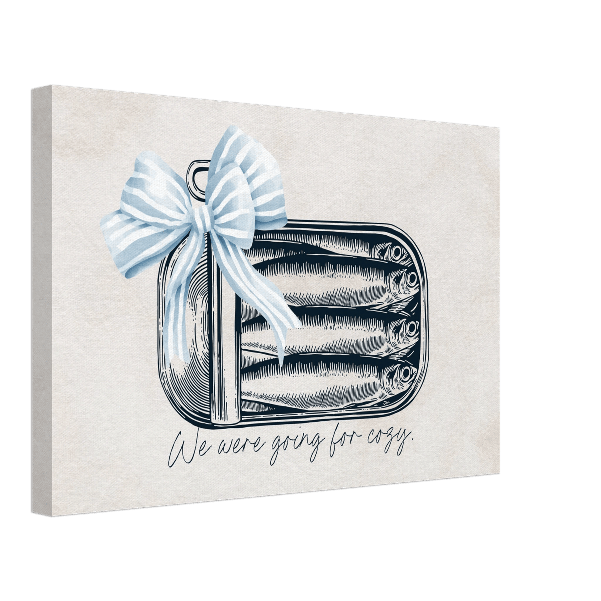 Going For Cozy Coastal Chic Sardine Wall Art - Out of Office Outfitters - Print Material