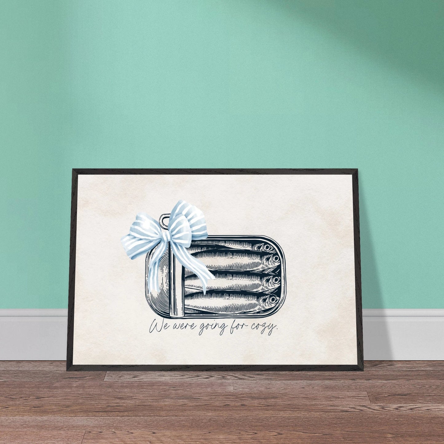 Going For Cozy Coastal Chic Sardine Wall Art - Out of Office Outfitters - Print Material
