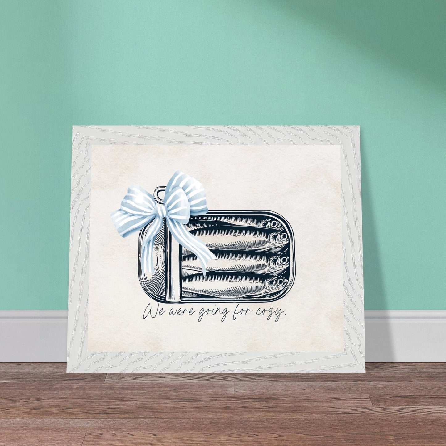 Going For Cozy Coastal Chic Sardine Wall Art - Out of Office Outfitters - Print Material