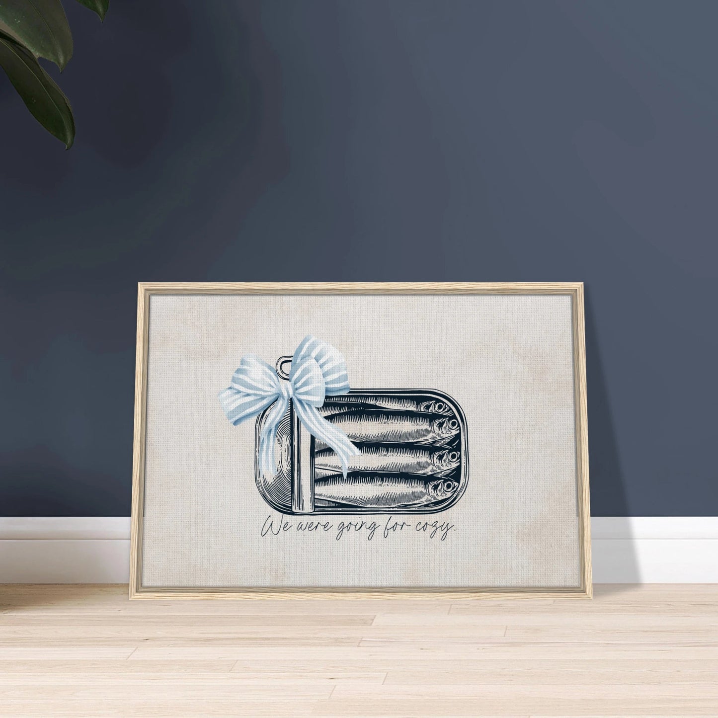 Going For Cozy Coastal Chic Sardine Wall Art - Out of Office Outfitters - Print Material