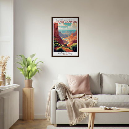 Grand Canyon Travel Daydreams Canvas - Out of Office Outfitters - Print Material