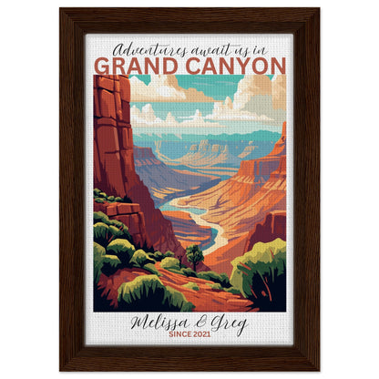Grand Canyon Travel Daydreams Canvas - Out of Office Outfitters - Print Material