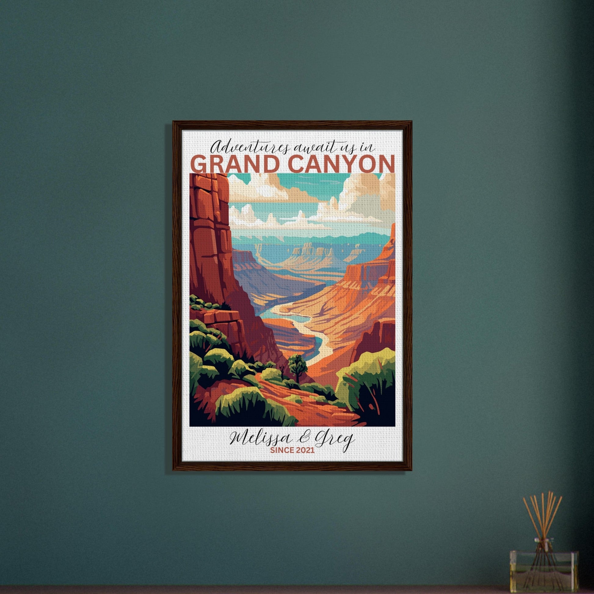 Grand Canyon Travel Daydreams Canvas - Out of Office Outfitters - Print Material