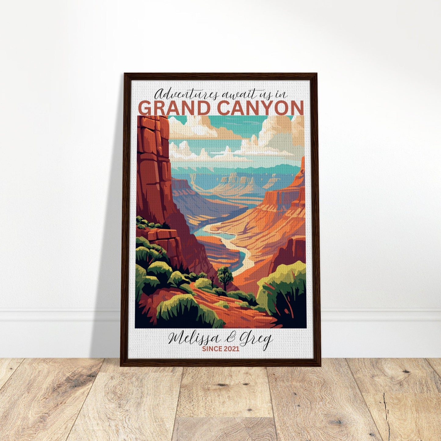 Grand Canyon Travel Daydreams Canvas - Out of Office Outfitters - Print Material