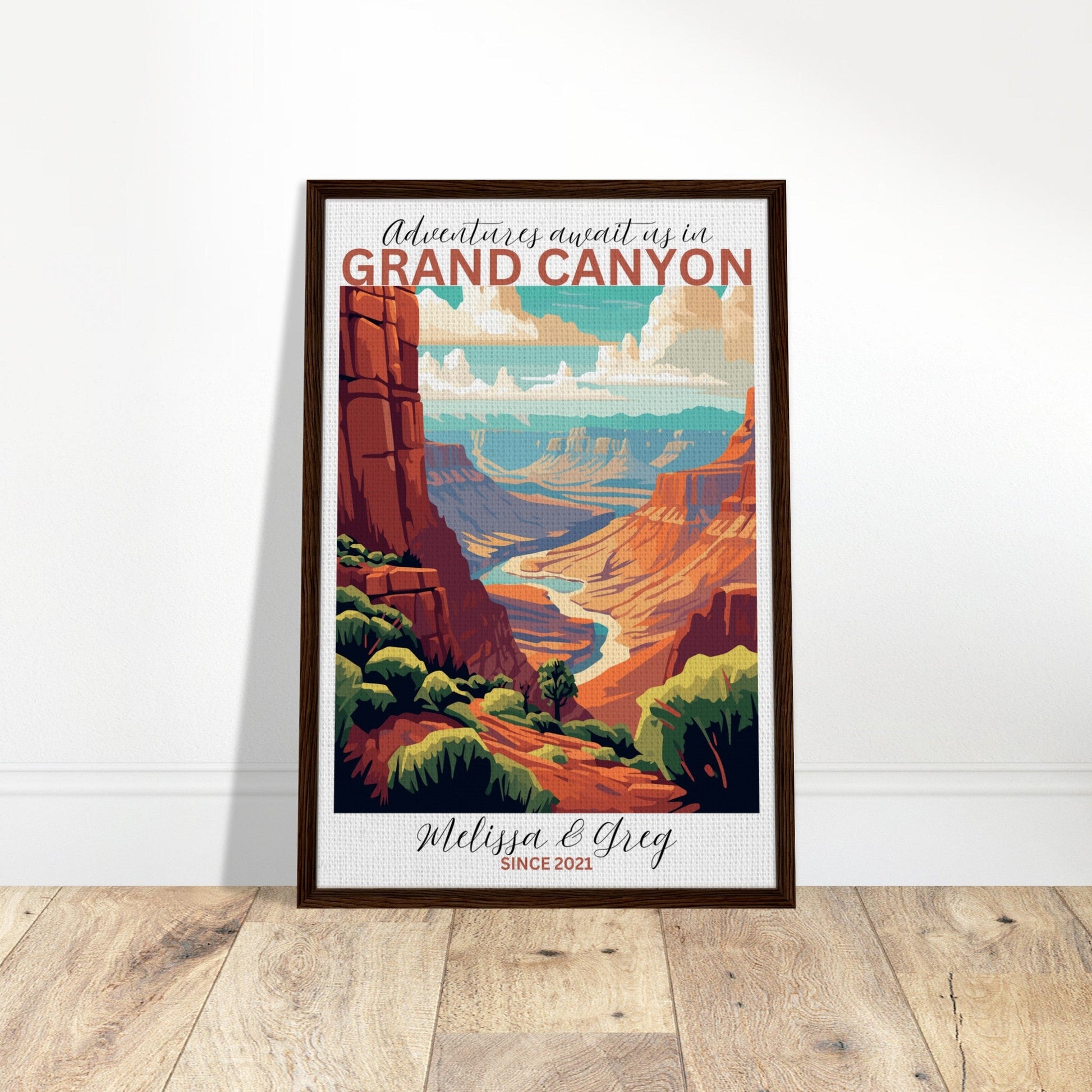 Grand Canyon Travel Daydreams Canvas - Out of Office Outfitters - Print Material
