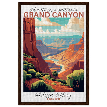 Grand Canyon Travel Daydreams Canvas - Out of Office Outfitters - Print Material