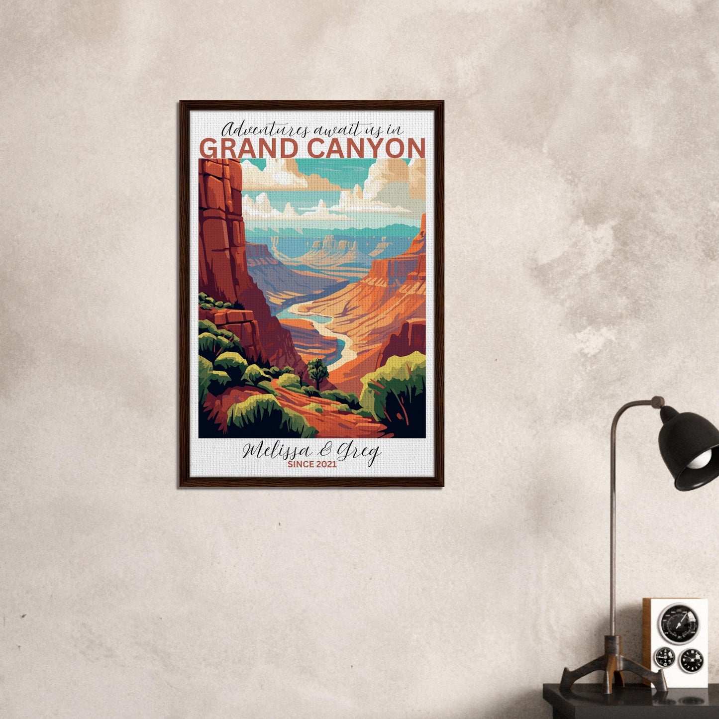 Grand Canyon Travel Daydreams Canvas - Out of Office Outfitters - Print Material