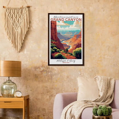Grand Canyon Travel Daydreams Canvas - Out of Office Outfitters - Print Material