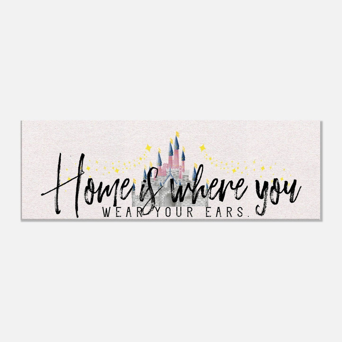Home is Where You Wear Your Ears Canvas Wall Art - Out of Office Outfitters - Print Material
