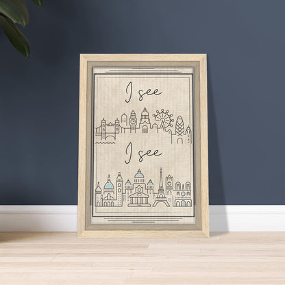 I see... Framed Canvas - Out of Office Outfitters - Print Material