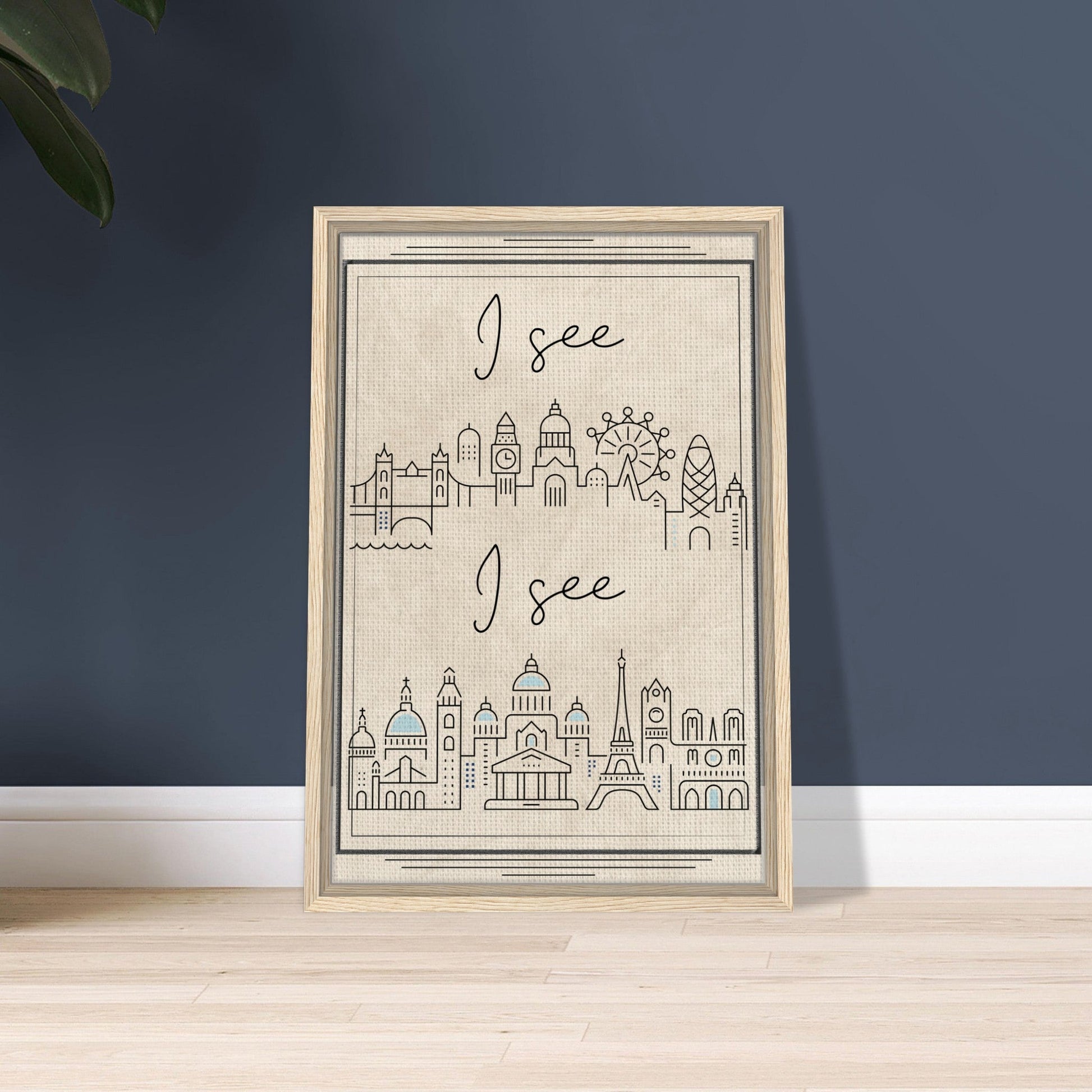 I see... Framed Canvas - Out of Office Outfitters - Print Material