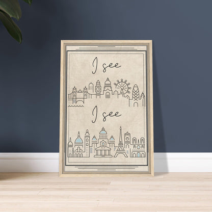 I see... Framed Canvas - Out of Office Outfitters - Print Material