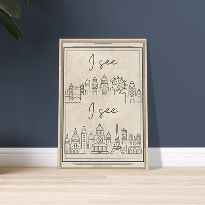 I see... Framed Canvas - Out of Office Outfitters - Print Material