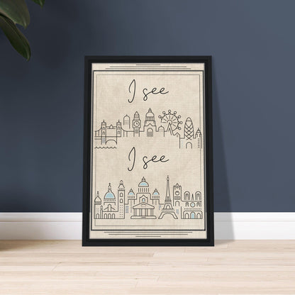 I see... Framed Canvas - Out of Office Outfitters - Print Material