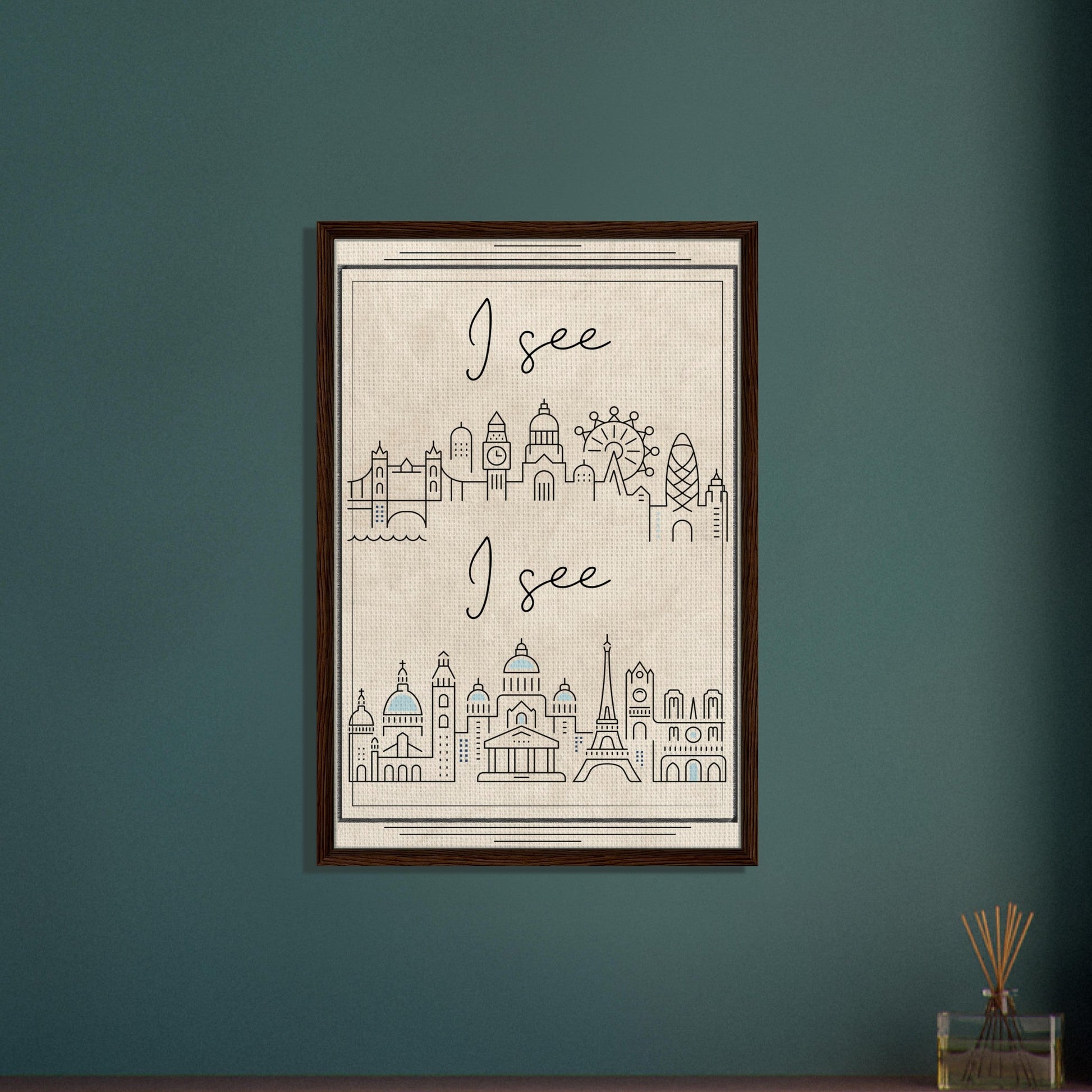 I see... Framed Canvas - Out of Office Outfitters - Print Material