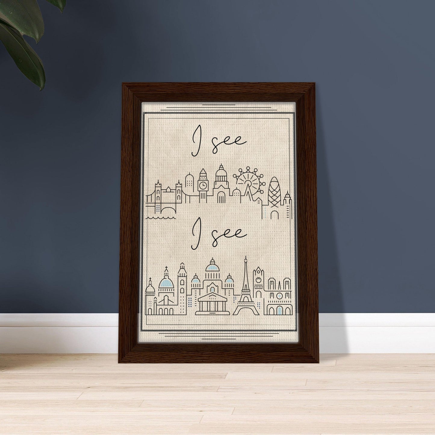 I see... Framed Canvas - Out of Office Outfitters - Print Material