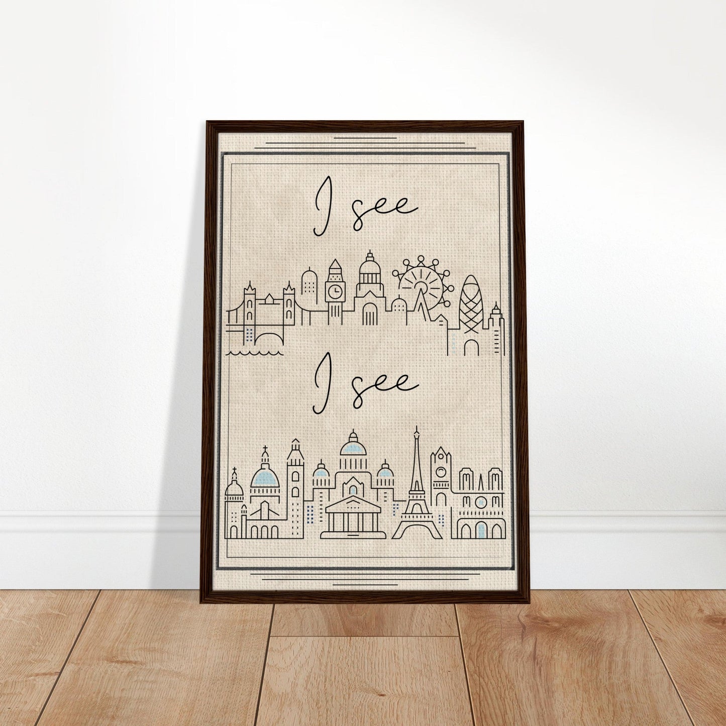 I see... Framed Canvas - Out of Office Outfitters - Print Material