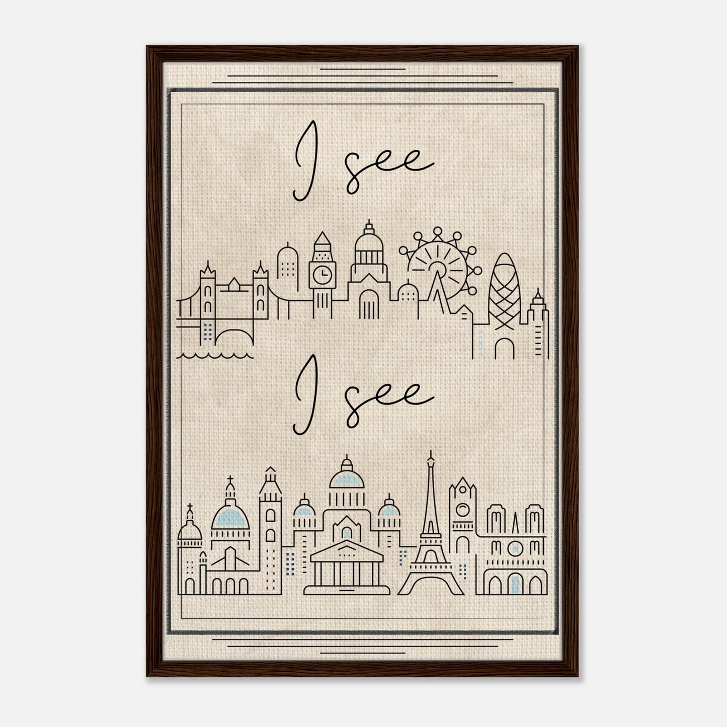 I see... Framed Canvas - Out of Office Outfitters - Print Material