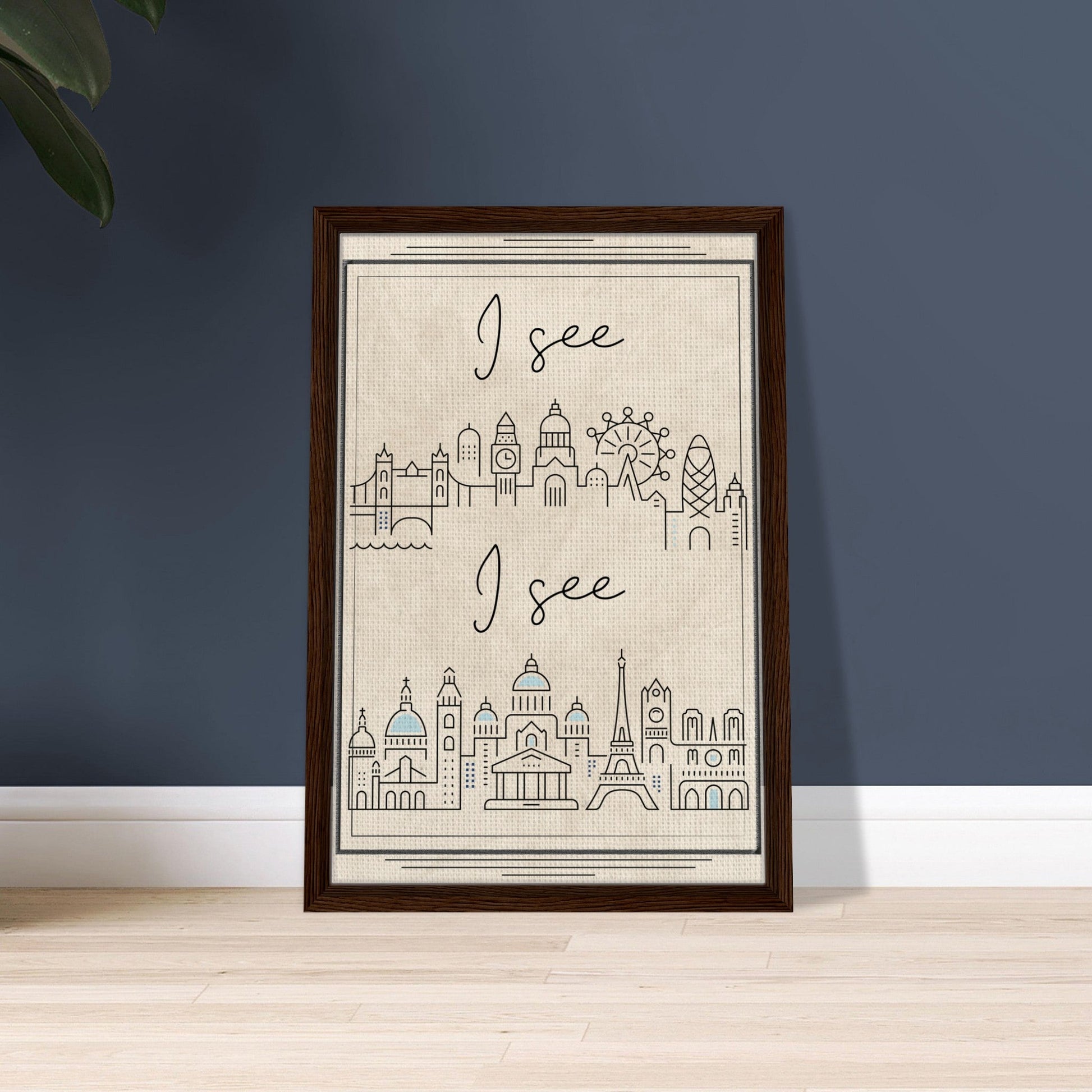 I see... Framed Canvas - Out of Office Outfitters - Print Material