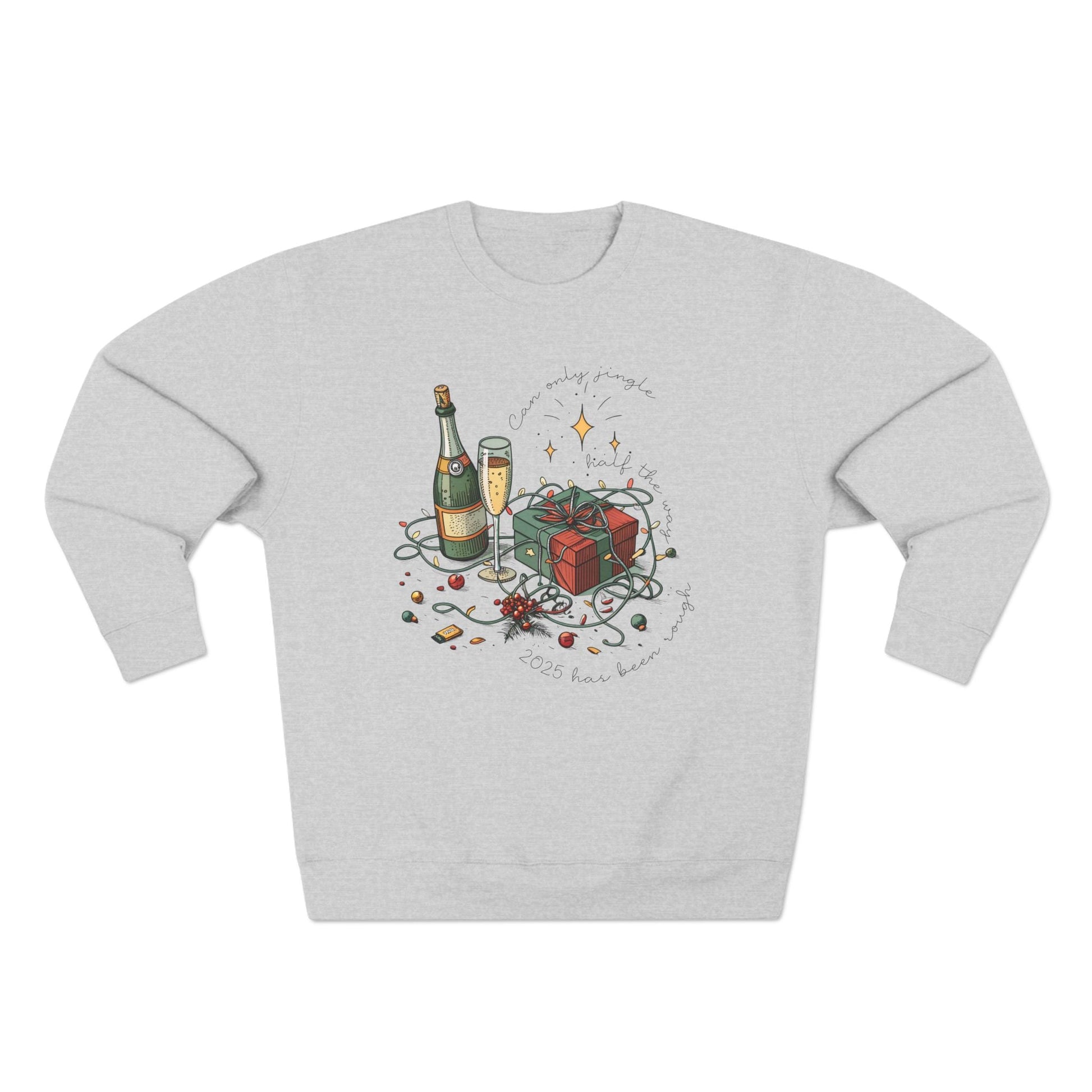 Jingle Half the Way Christmas Sweatshirt - Out of Office Outfitters - Sweatshirt