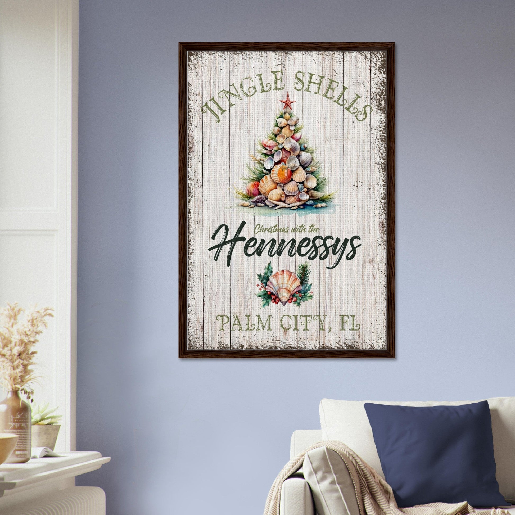 Jingle Shells Christmas Canvas - Out of Office Outfitters - Print Material