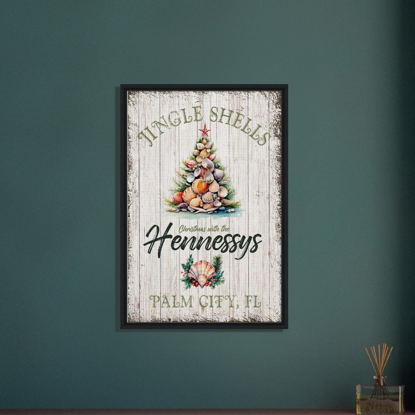 Jingle Shells Christmas Canvas - Out of Office Outfitters - Print Material