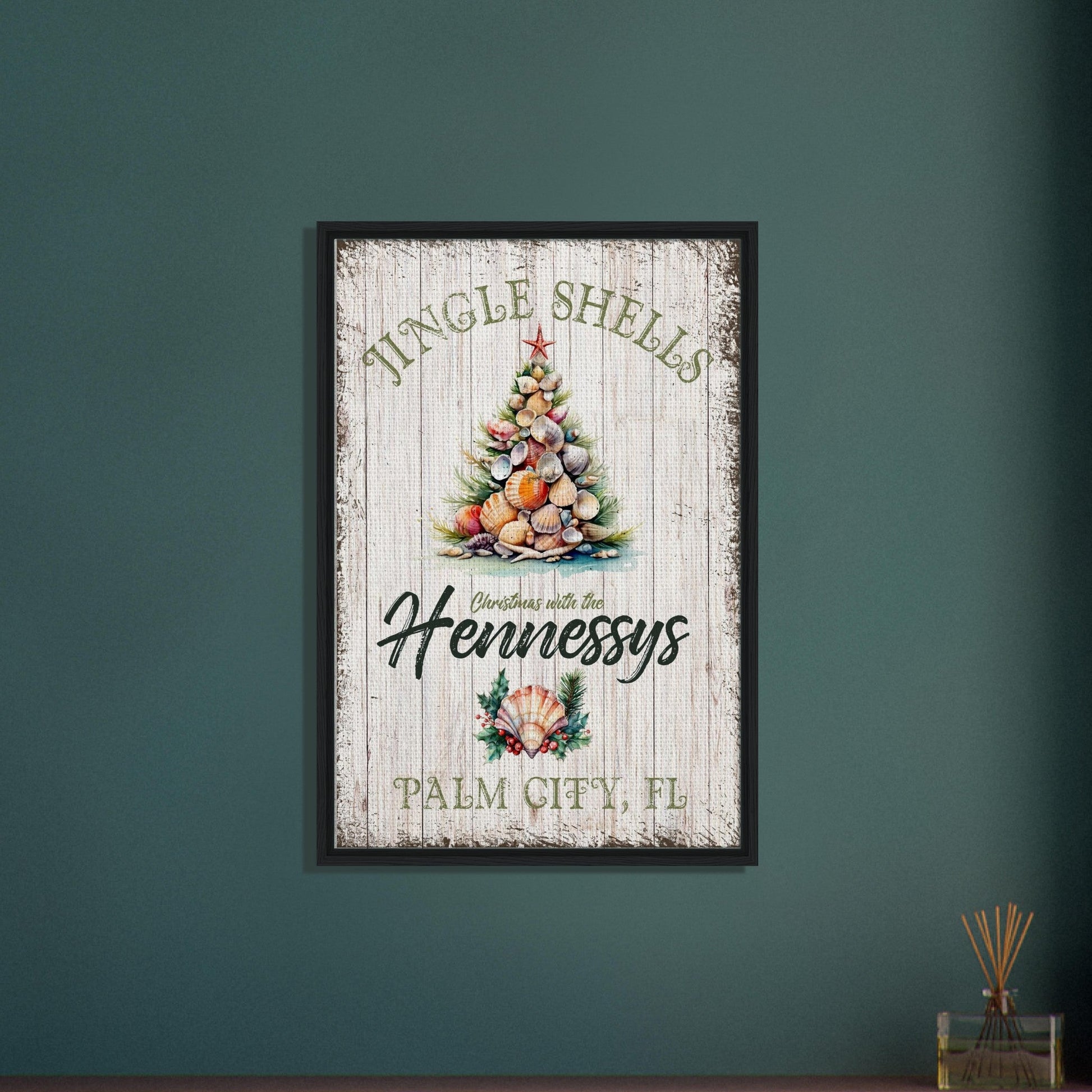 Jingle Shells Christmas Canvas - Out of Office Outfitters - Print Material