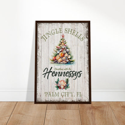 Jingle Shells Christmas Canvas - Out of Office Outfitters - Print Material