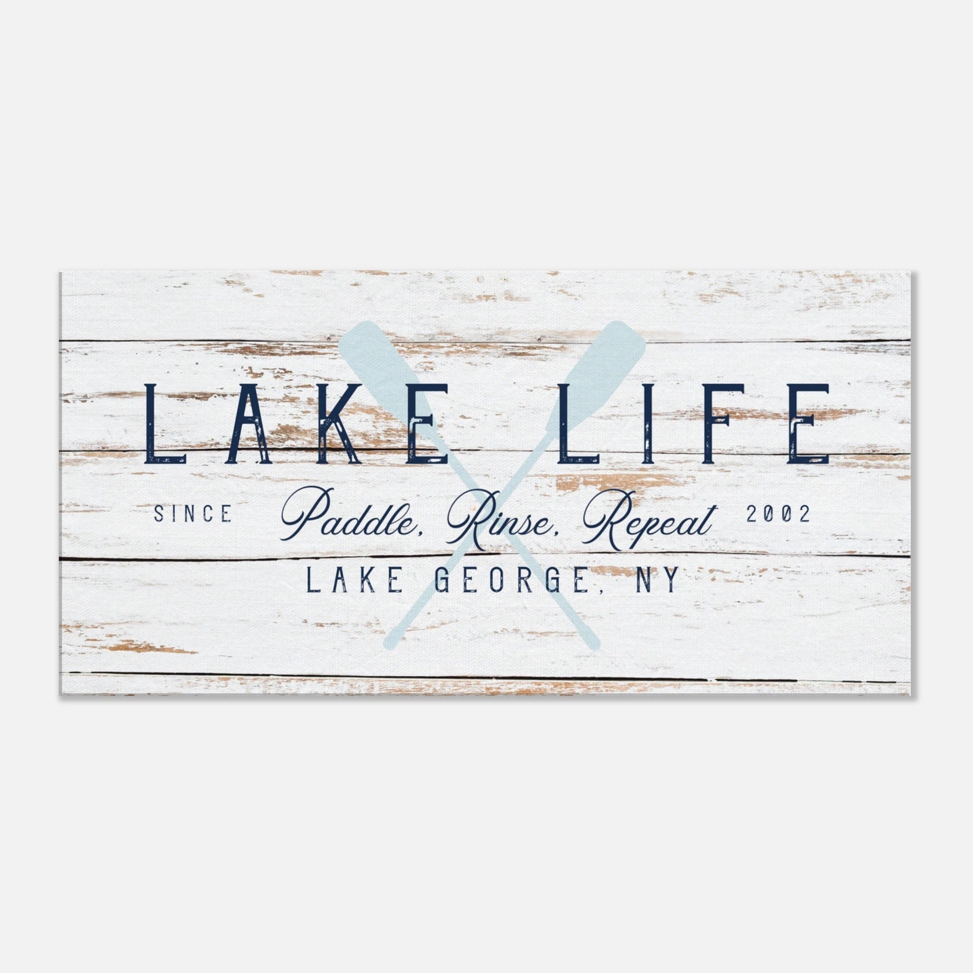 Lake Life Canvas Wall Art - Out of Office Outfitters - Print Material