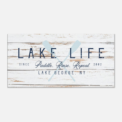 Lake Life Canvas Wall Art - Out of Office Outfitters - Print Material