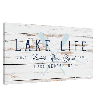 Lake Life Canvas Wall Art - Out of Office Outfitters - Print Material