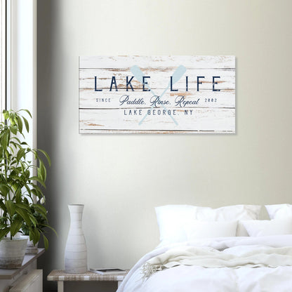 Lake Life Canvas Wall Art - Out of Office Outfitters - Print Material