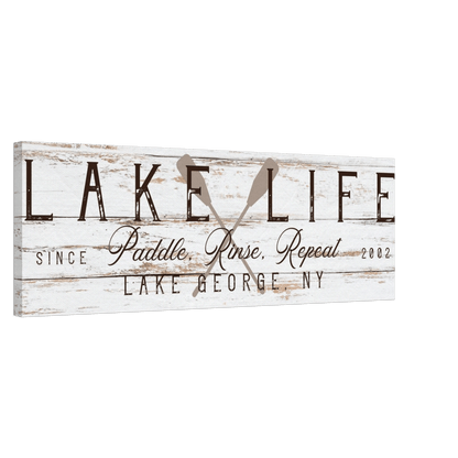 Lake Life Canvas Wall Art - Out of Office Outfitters - Print Material