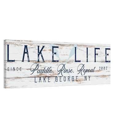 Lake Life Canvas Wall Art - Out of Office Outfitters - Print Material