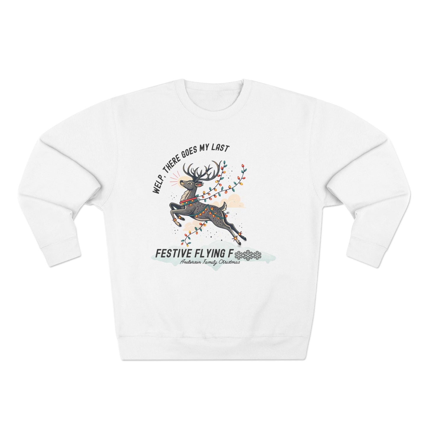 Last Festive Flying .... Christmas Sweatshirt - Out of Office Outfitters - Sweatshirt
