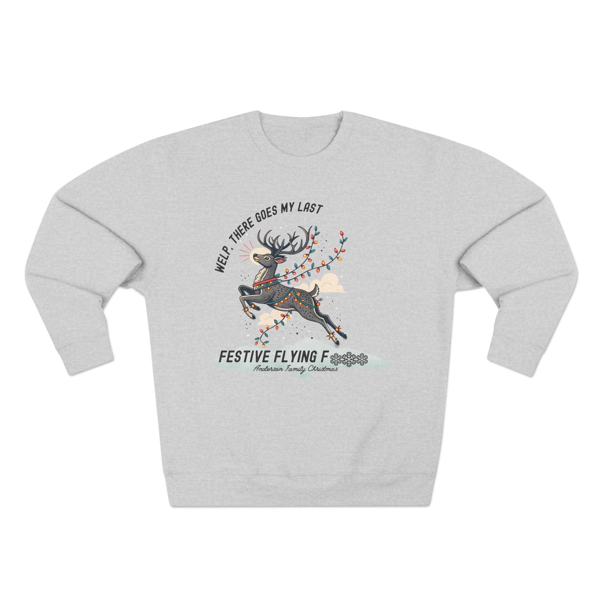 Last Festive Flying .... Christmas Sweatshirt - Out of Office Outfitters - Sweatshirt