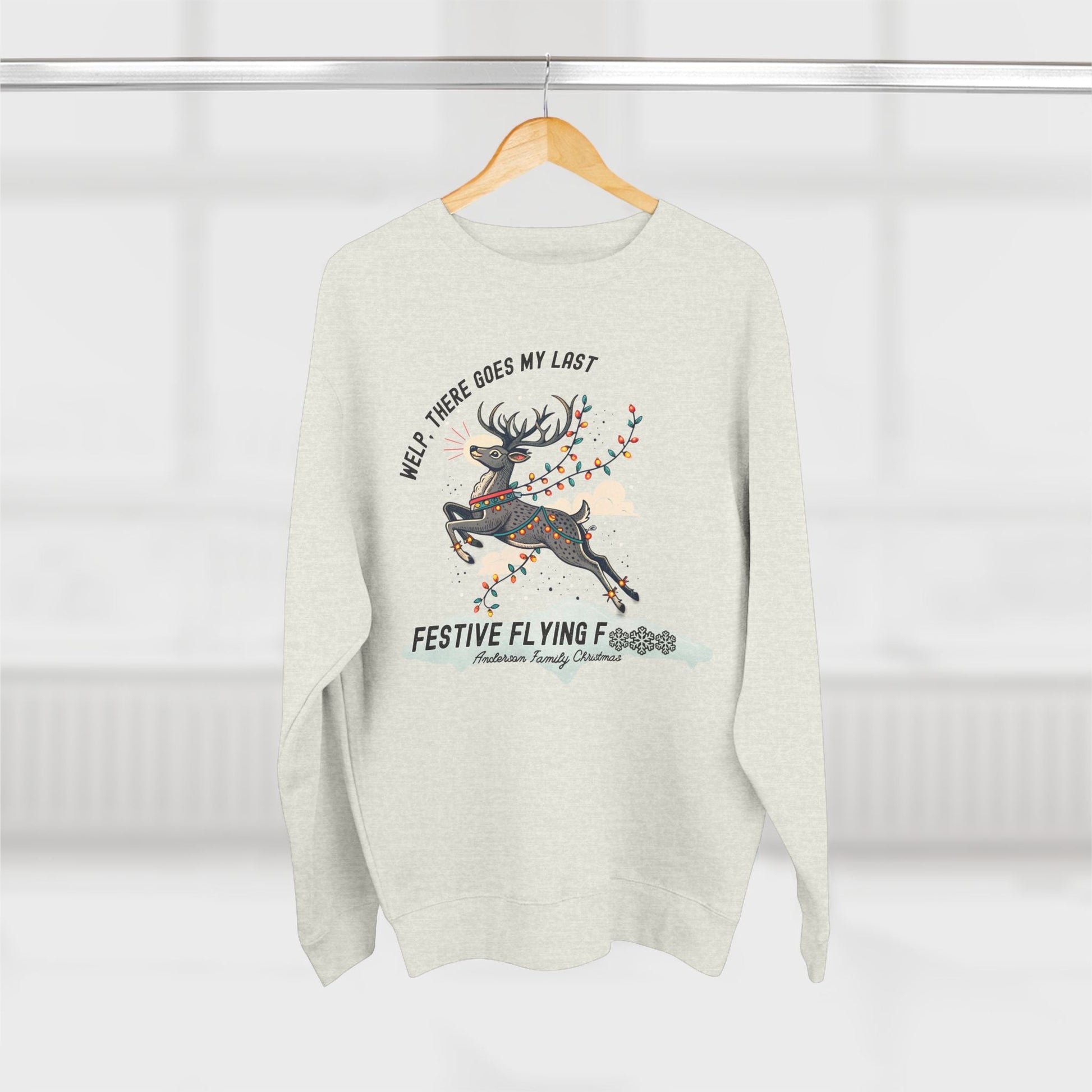 Last Festive Flying .... Christmas Sweatshirt - Out of Office Outfitters - Sweatshirt