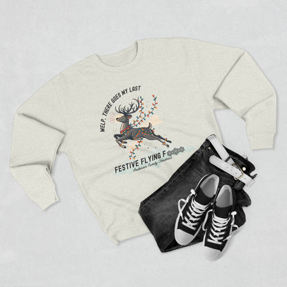 Last Festive Flying .... Christmas Sweatshirt - Out of Office Outfitters - Sweatshirt