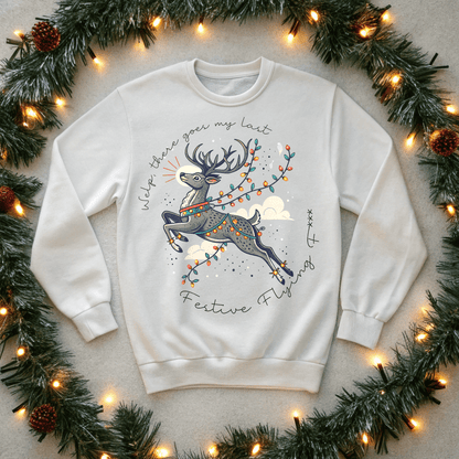 Last Festive Flying .... Christmas Sweatshirt - Out of Office Outfitters - Sweatshirt