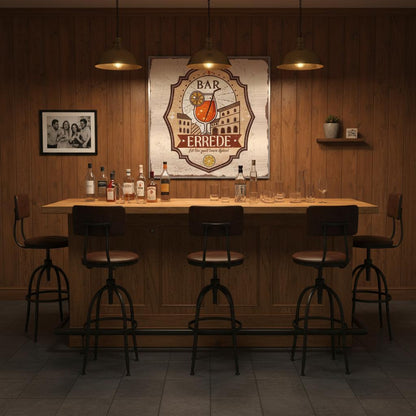 Let the Good Times Aperol Brushed Aluminum Bar Sign - Out of Office Outfitters - Print Material