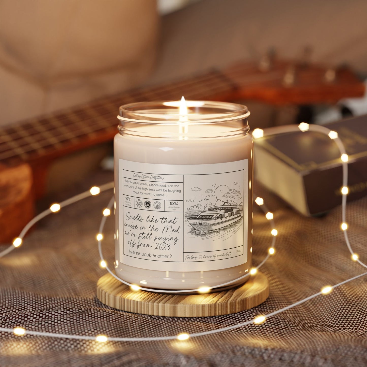 Let's Cruise Personalized Giftable Candle for Travelers - Out of Office Outfitters - Home Decor